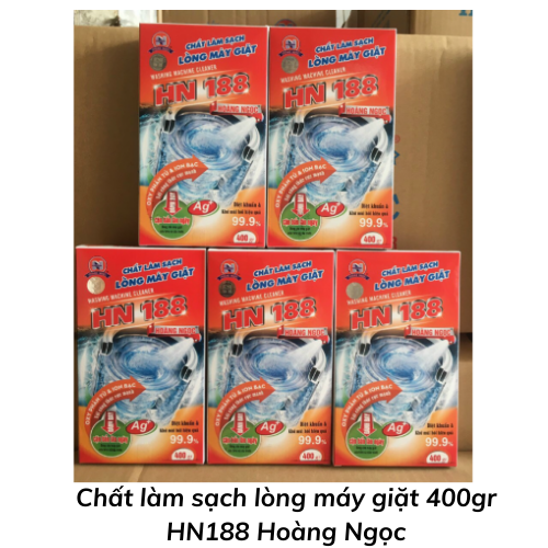 Chất làm sạch lòng máy giặt 400gr HN188 Hoàng Ngọc