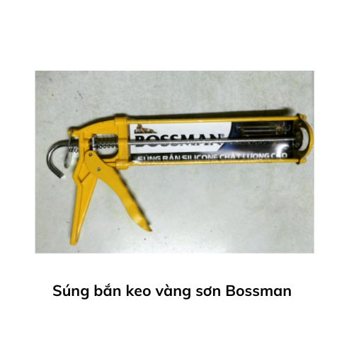 Súng bắn keo vàng sơn Bossman