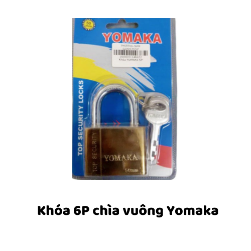 Khóa 6P chìa vuông Yomaka