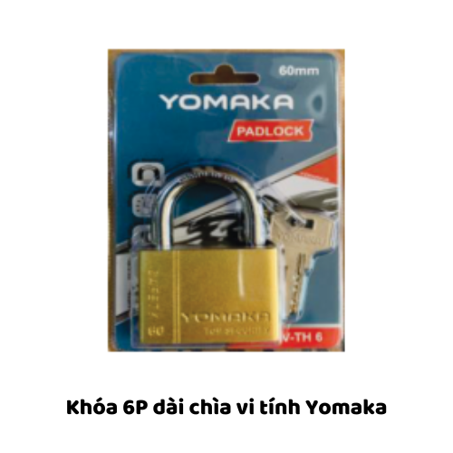 Khóa 6P dài chìa vi tính Yomaka