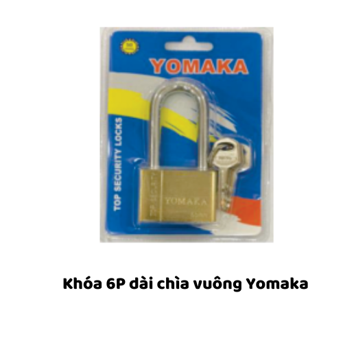 Khóa 6P dài chìa vuông Yomaka