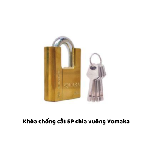 Khóa chống cắt 5P chìa vuông Yomaka