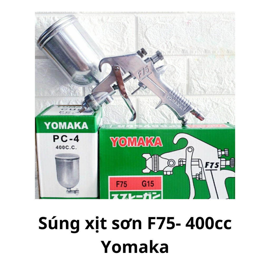 Súng xịt sơn F75- 400cc Yomaka