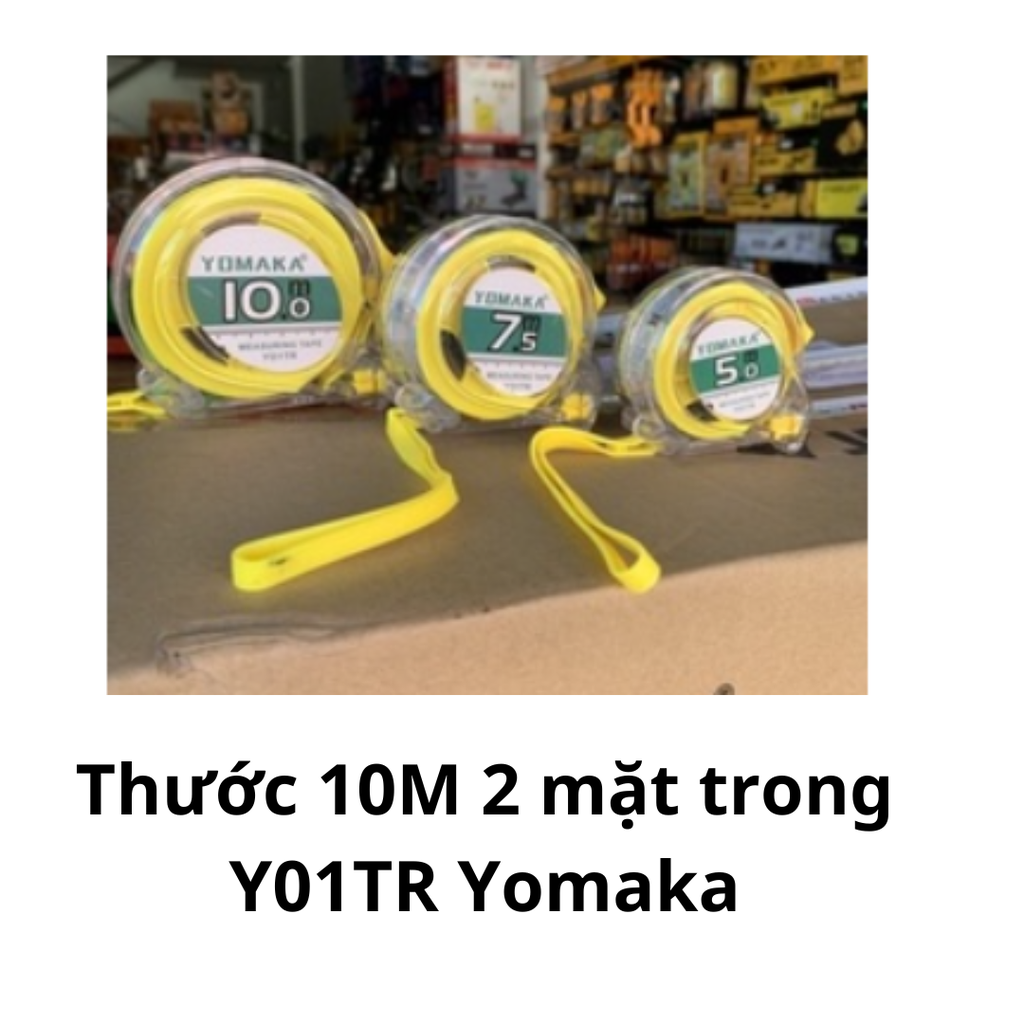 Thước 10M 2 mặt trong Y01TR Yomaka