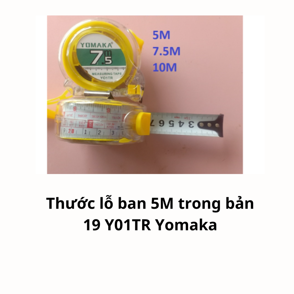 Thước lỗ ban 5M trong bản 19 Y01TR Yomaka