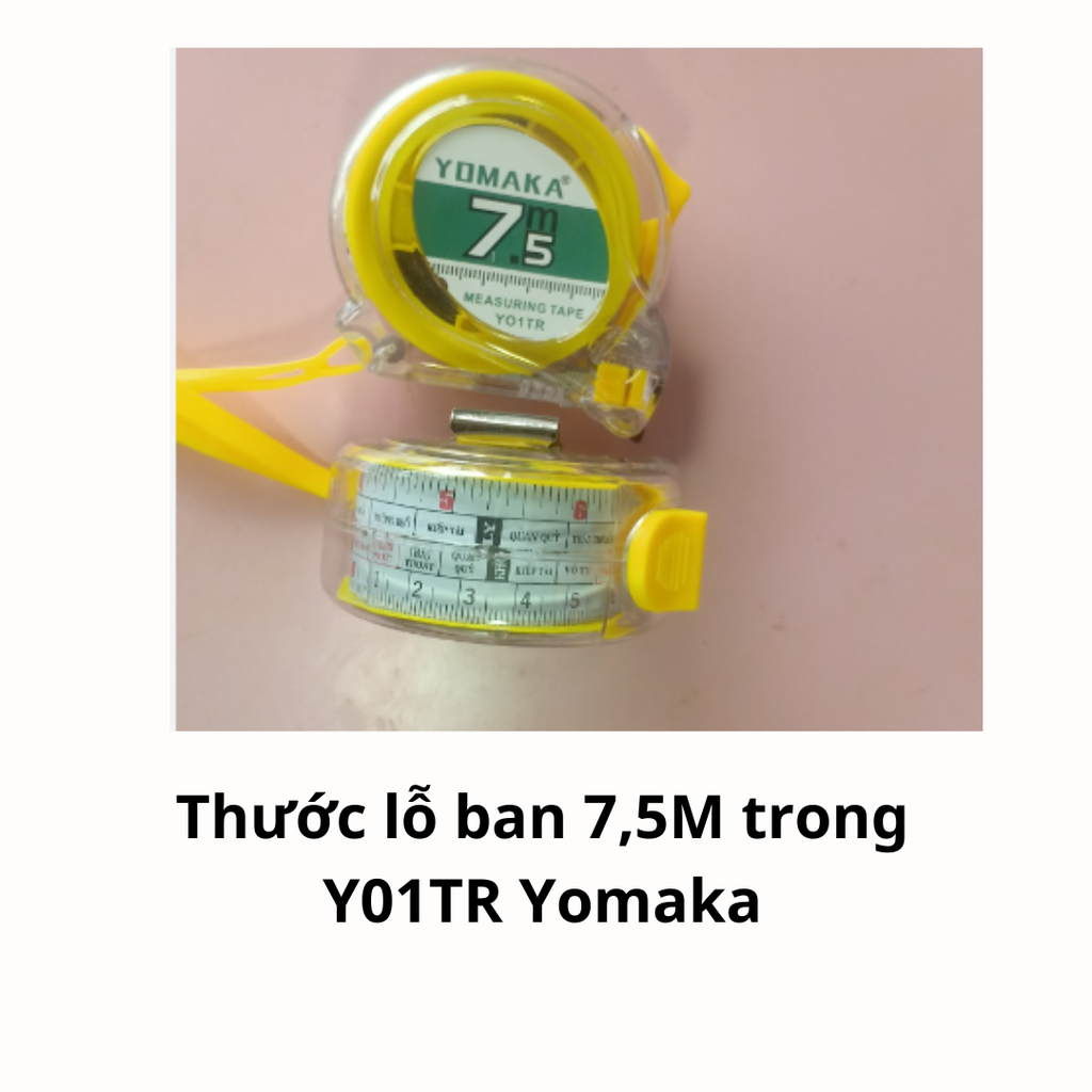 Thước lỗ ban 7,5M trong Y01TR Yomaka