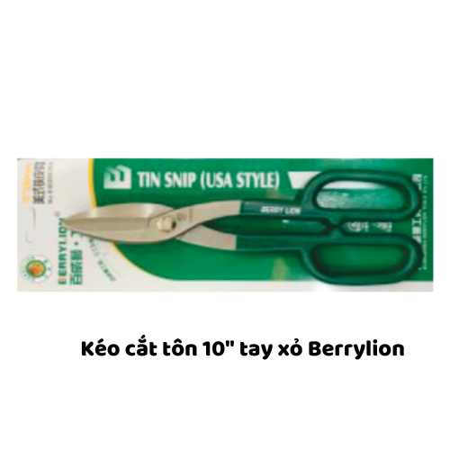 Kéo cắt tôn 10" tay xỏ Berrylion