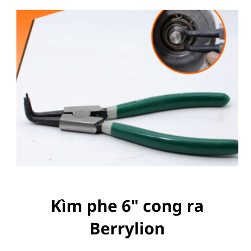 Kìm phe 6" cong ra Berrylion