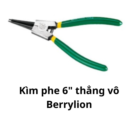 Kìm phe 6" thẳng vô Berrylion