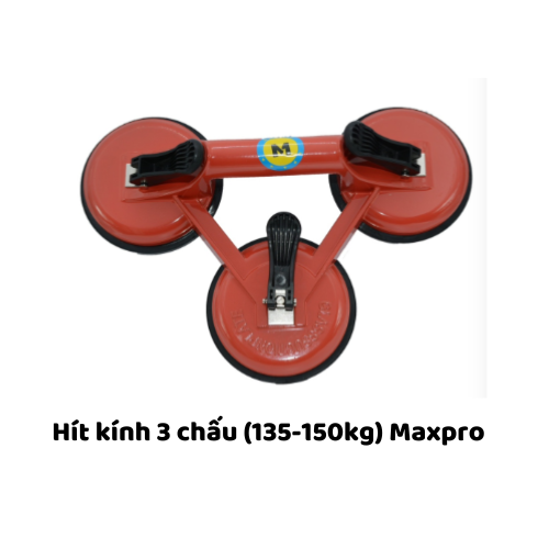 Hít kính 3 chấu (135-150kg) Maxpro