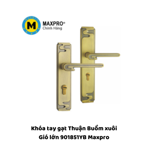 Khóa tay gạt Thuận Buồm xuôi Gió lớn 901851YB Maxpro