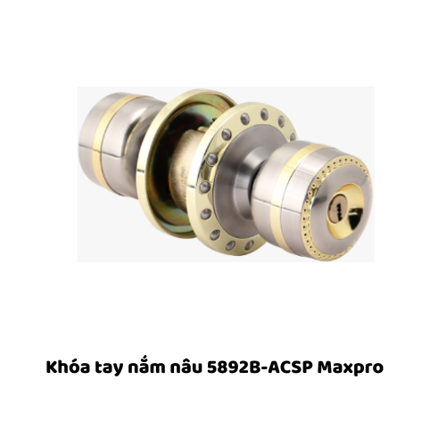 Khóa tay nắm nâu 5892B-ACSP Maxpro 