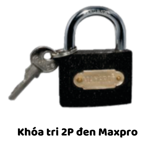 Khóa tri 2P đen Maxpro