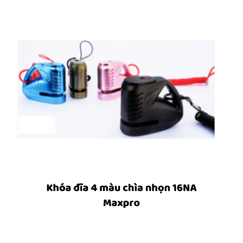 Khóa đĩa 4 màu chìa nhọn 16NA Maxpro 