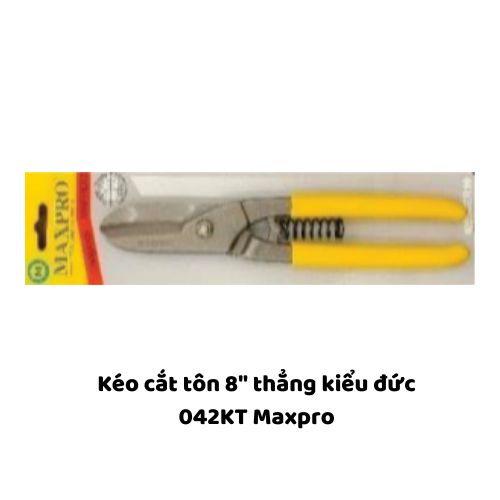 Kéo cắt tôn 8" thẳng kiểu đức 042KT Maxpro