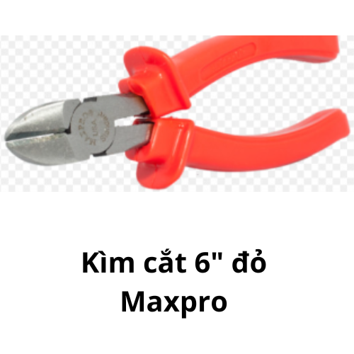 Kìm cắt 6" đỏ Maxpro