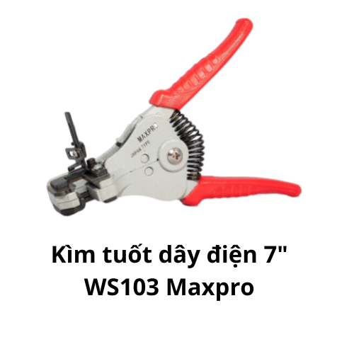 Kìm tuốt dây điện 7" WS103 Maxpro