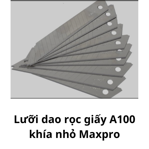 Lưỡi dao rọc giấy A100 khía nhỏ Maxpro