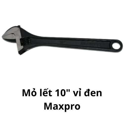 Mỏ lết 10" vỉ đen  Maxpro