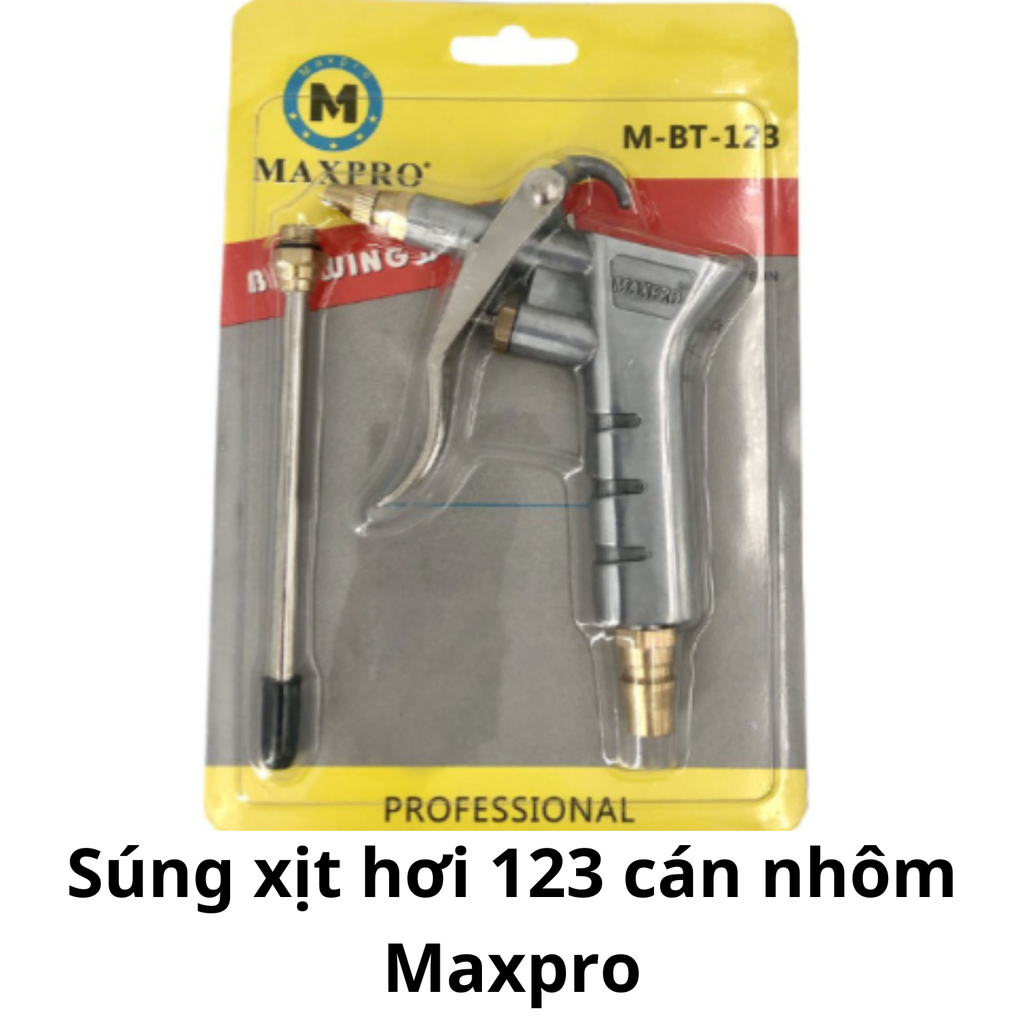 Súng xịt hơi 123 cán nhôm Maxpro