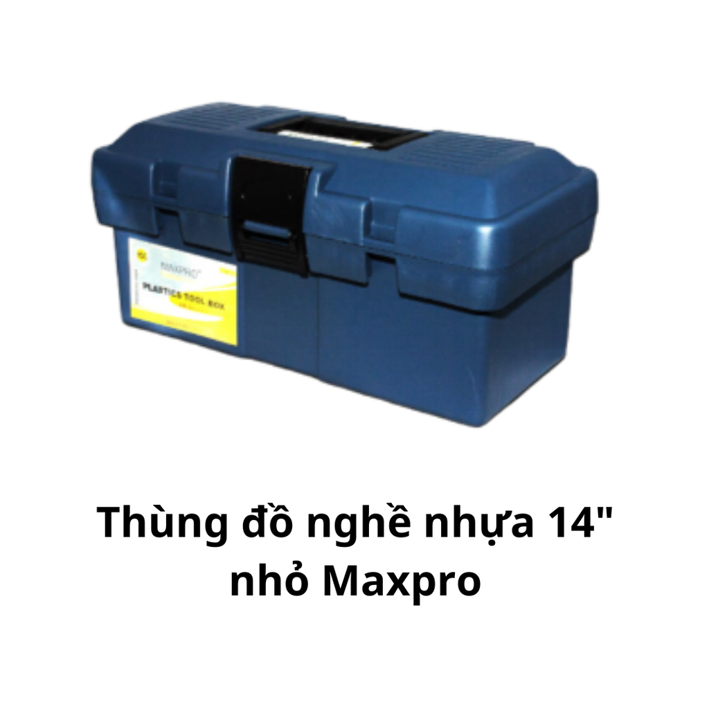 Thùng đồ nghề nhựa 14" nhỏ Maxpro