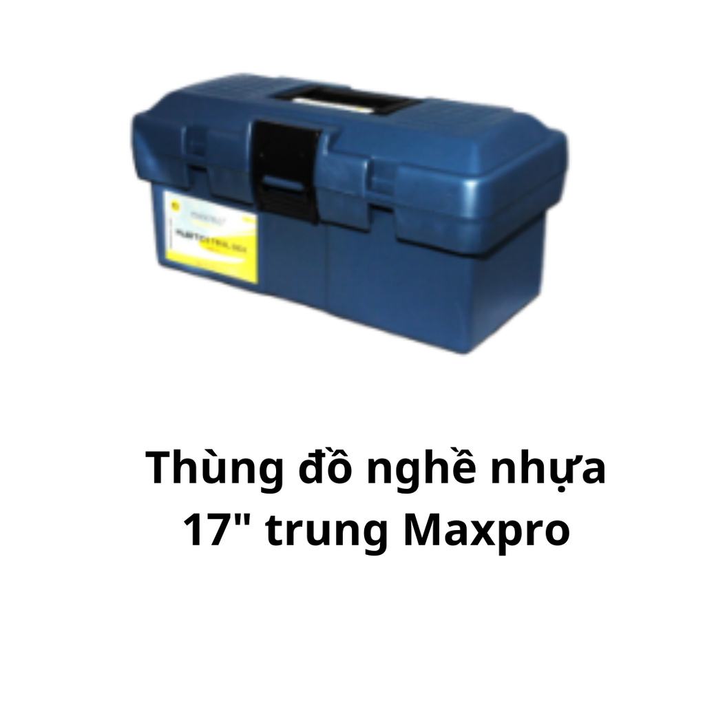 Thùng đồ nghề nhựa 17" trung Maxpro