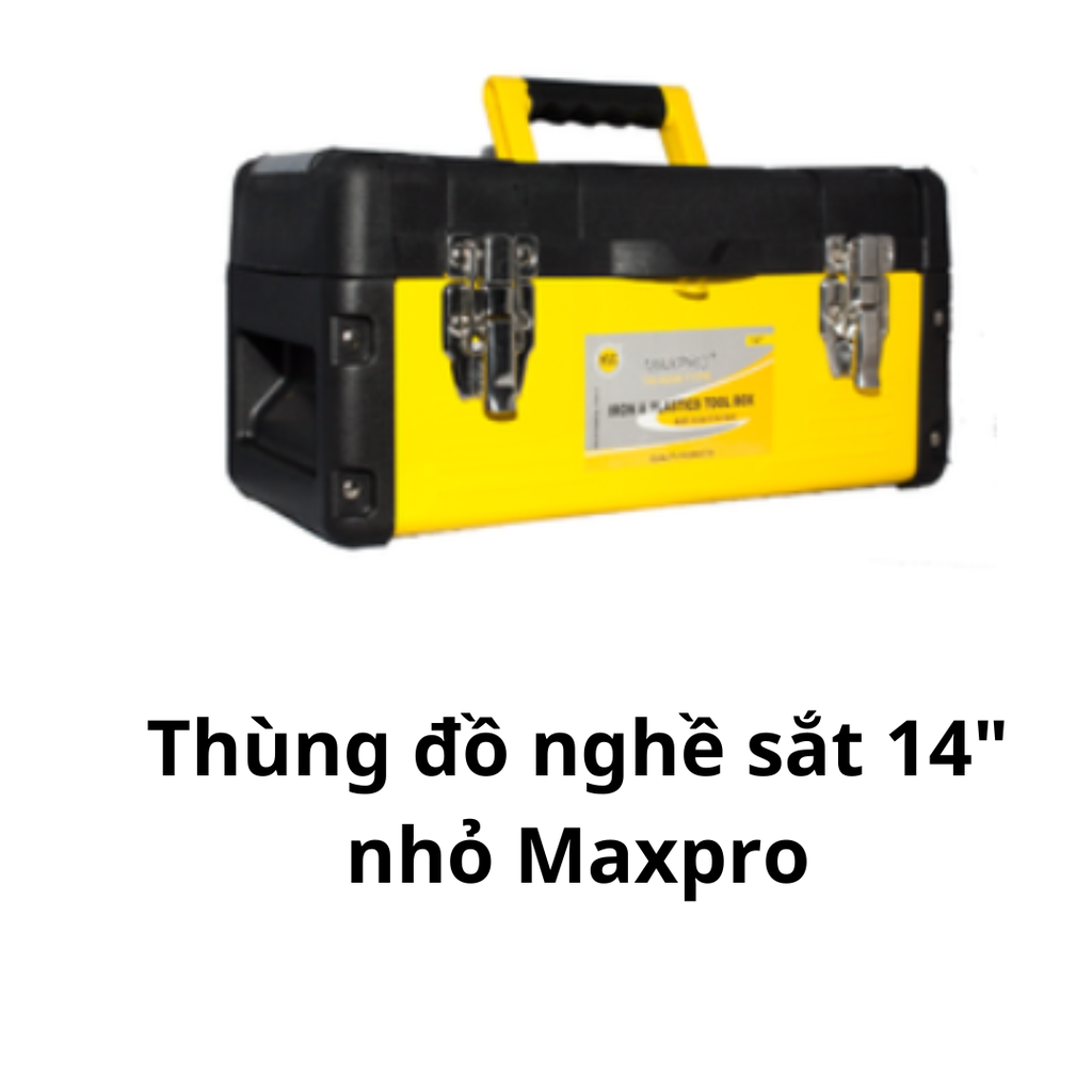 Thùng đồ nghề sắt 14" nhỏ Maxpro