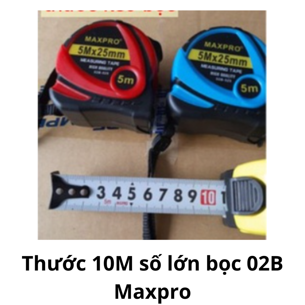 Thước 10M số lớn bọc 02B Maxpro