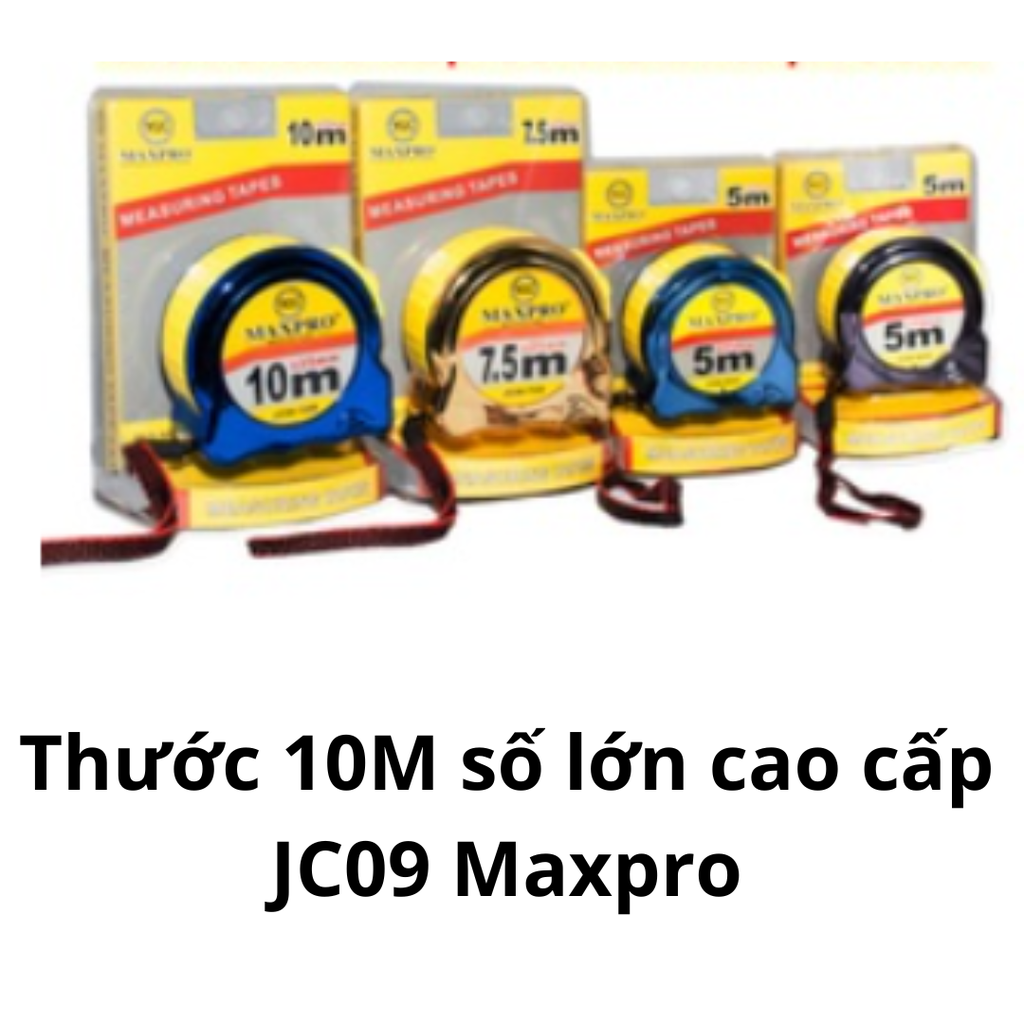 Thước 10M số lớn cao cấp JC09 Maxpro