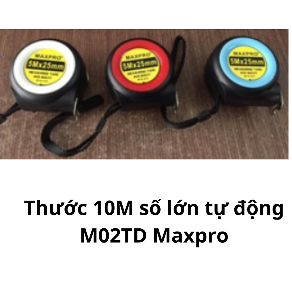 Thước 10M số lớn tự động M02TD Maxpro