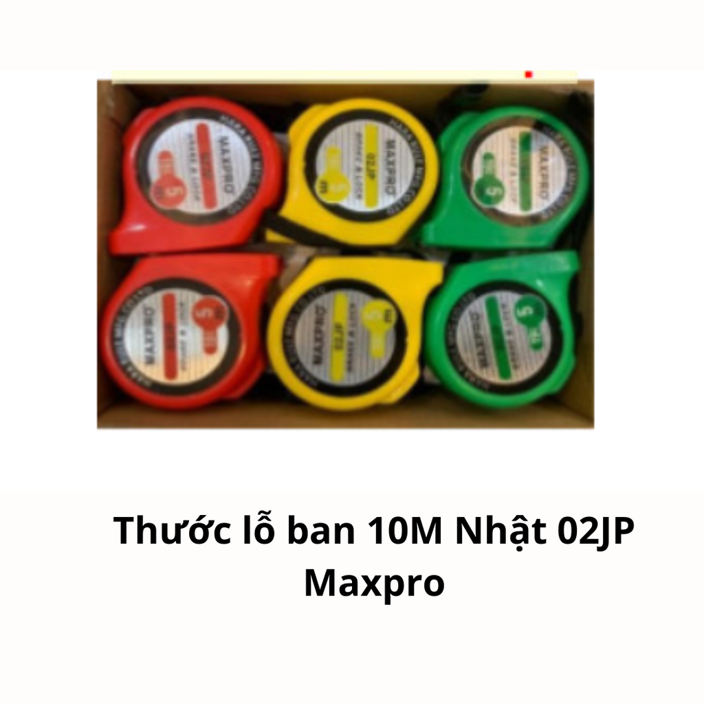 Thước lỗ ban 10M Nhật 02JP Maxpro