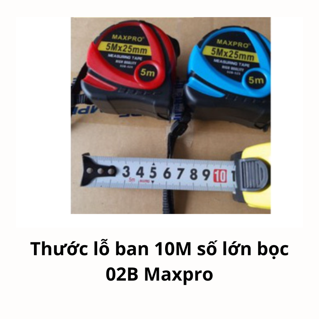 Thước lỗ ban 10M số lớn bọc 02B Maxpro