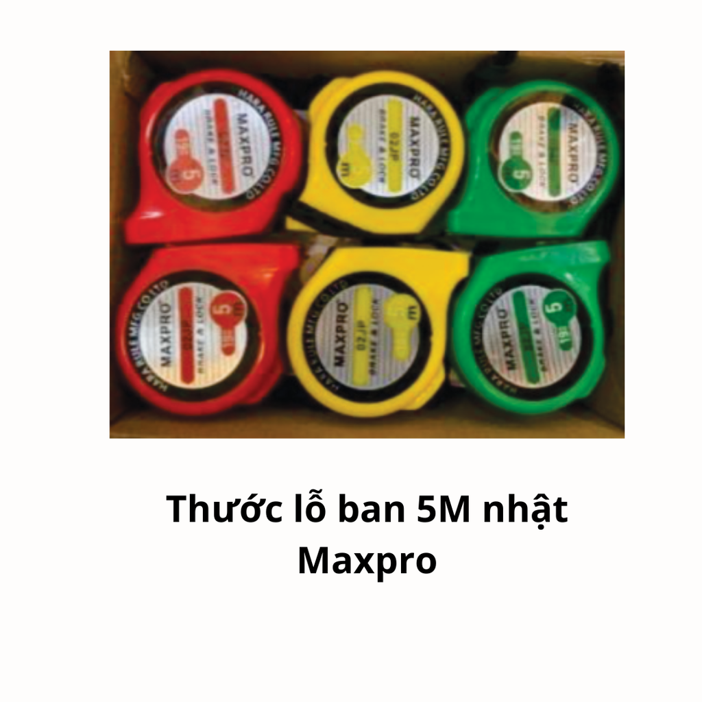 Thước lỗ ban 5M nhật Maxpro