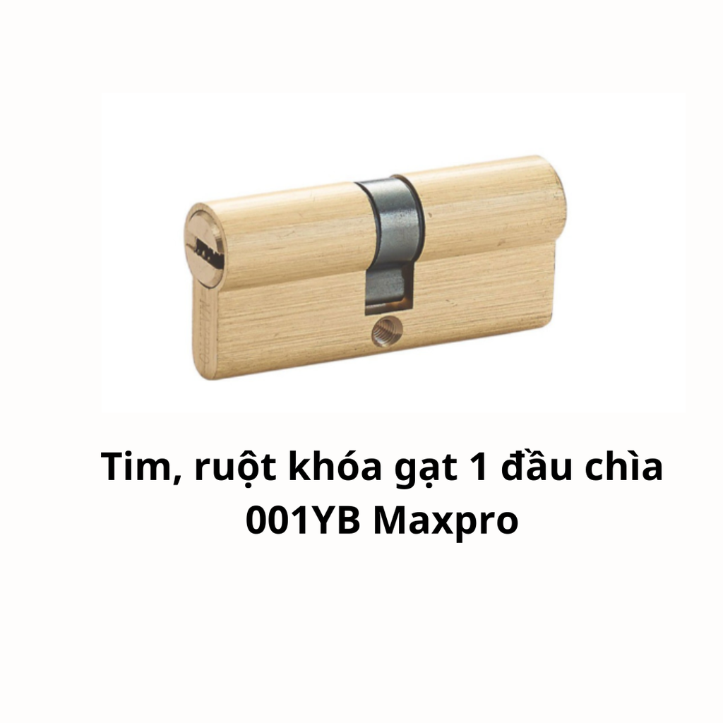 Tim, ruột khóa gạt 1 đầu chìa 001YB Maxpro