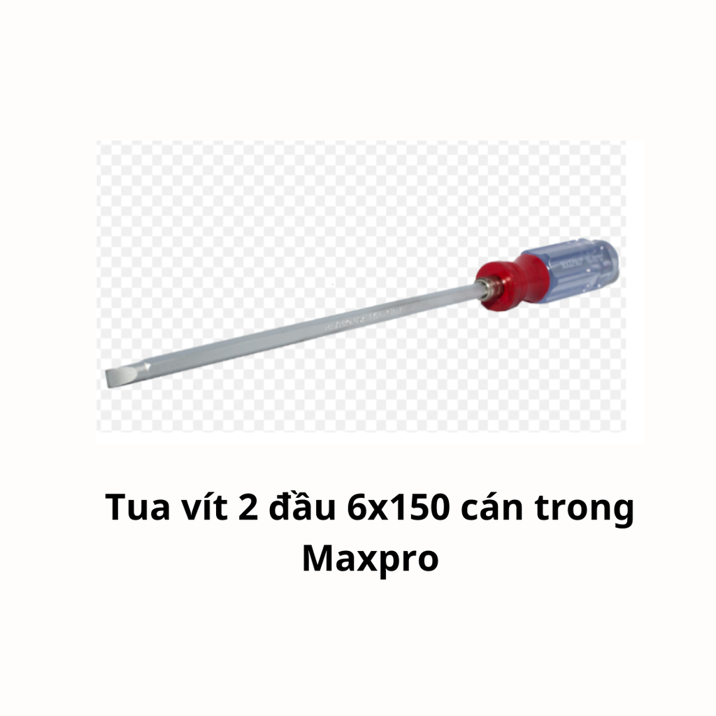 Tua vít 2 đầu 6x150 cán trong Maxpro