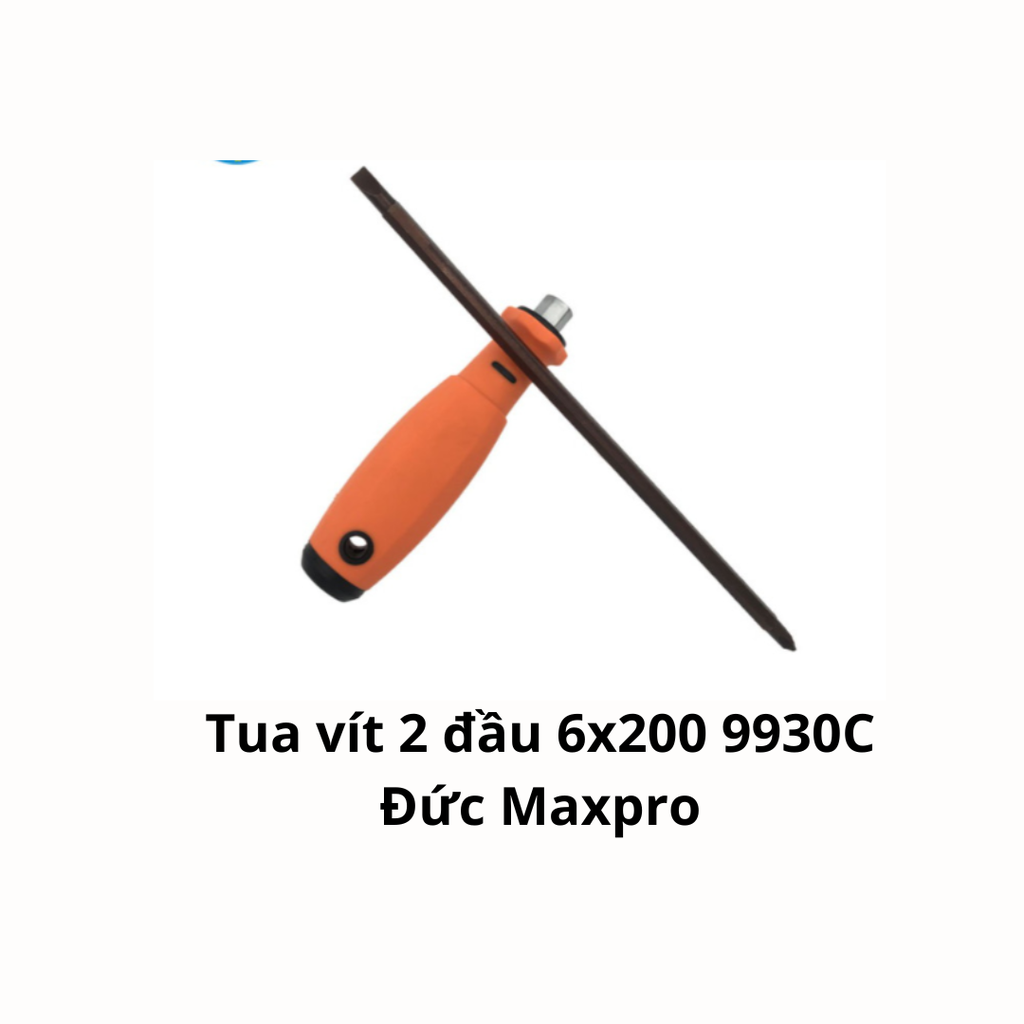 Tua vít 2 đầu 6x200 9930C Đức Maxpro