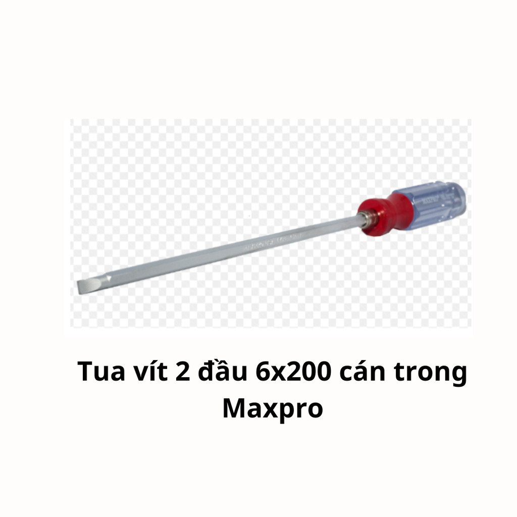 Tua vít 2 đầu 6x200 cán trong Maxpro