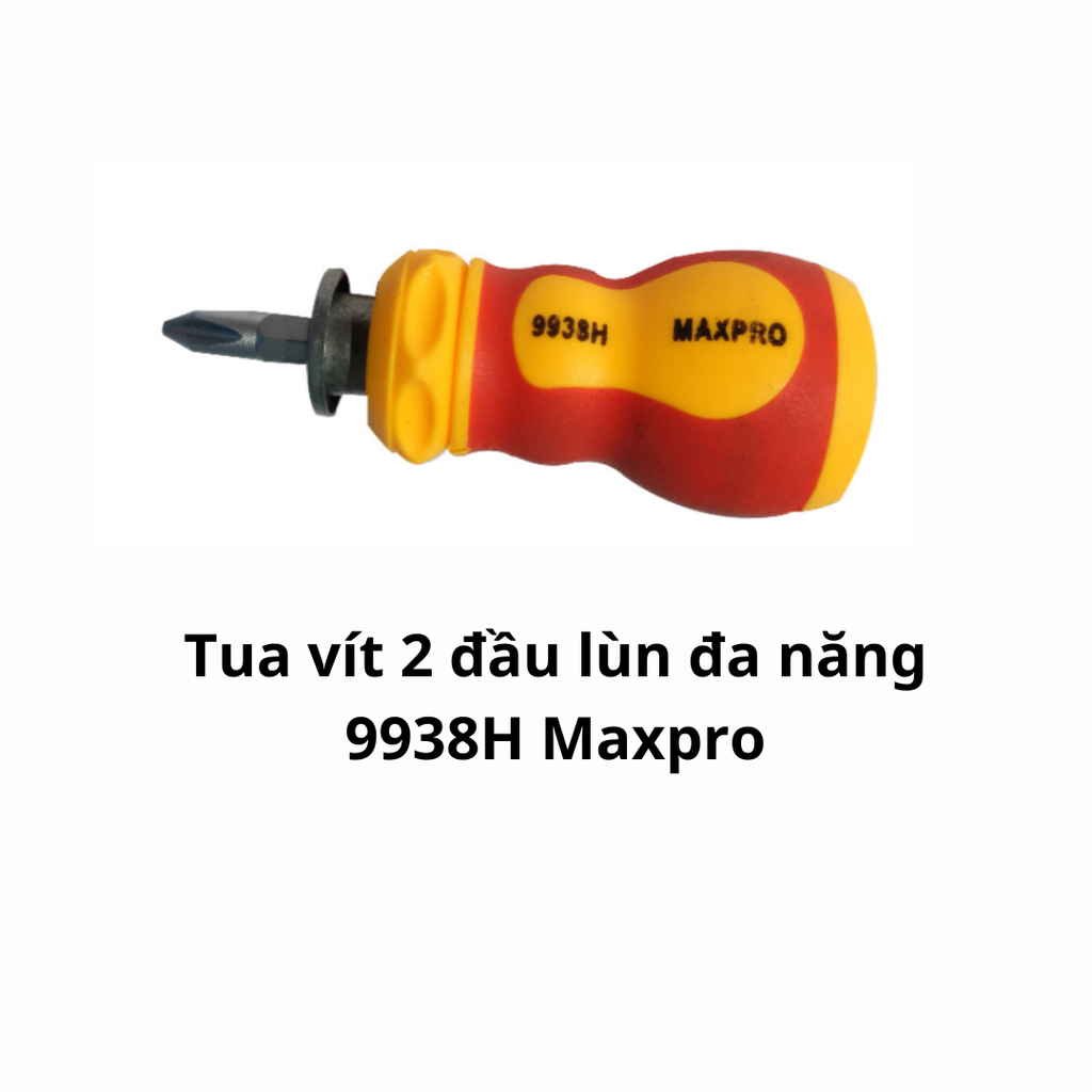 Tua vít 2 đầu lùn đa năng 9938H Maxpro