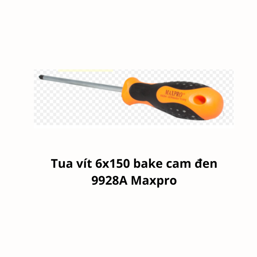 Tua vít 6x150 bake cam đen 9928A Maxpro