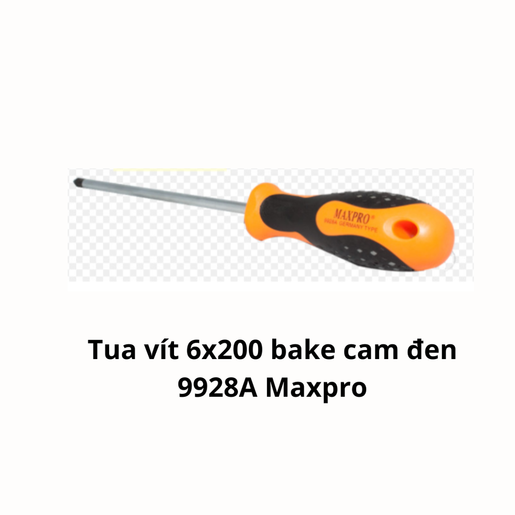 Tua vít 6x200 bake cam đen 9928A Maxpro