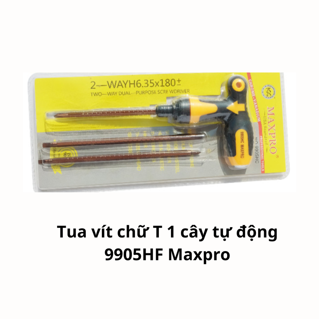 Tua vít chữ T 1 cây tự động 9905HF Maxpro