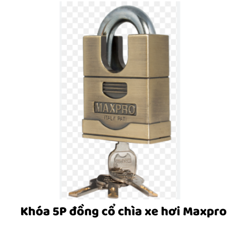 Khóa 5P đồng cổ chìa xe hơi Maxpro