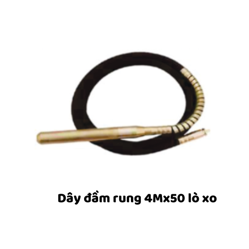 Dây đầm rung 4Mx50 lò xo