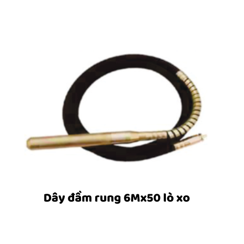 Dây đầm rung 6Mx50 lò xo