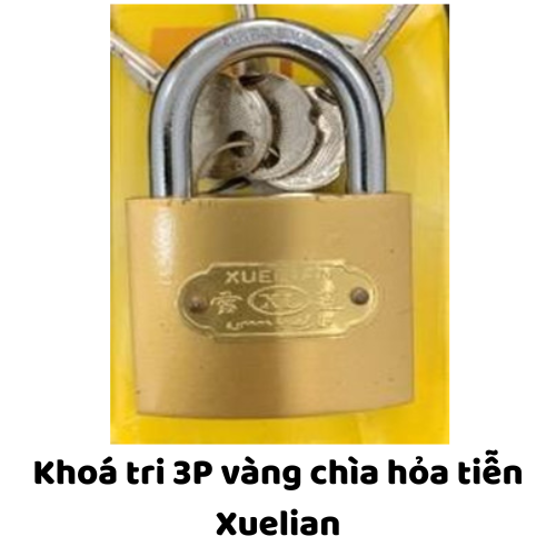 Khoá tri 3P vàng chìa hỏa tiễn Xuelian