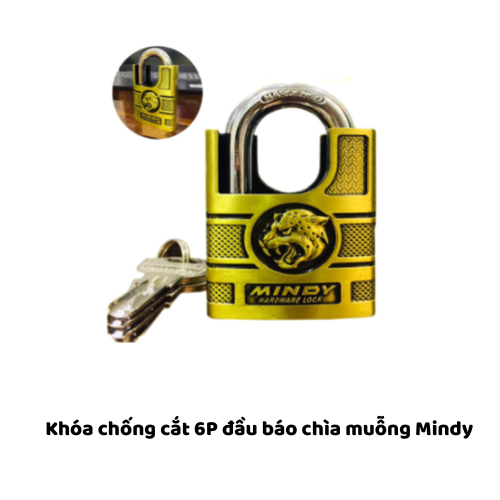 Khóa chống cắt 6P đầu báo chìa muỗng Mindy