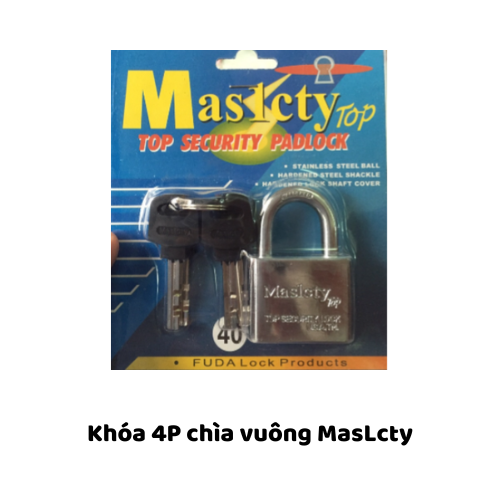 Khóa 4P chìa vuông MasLcty