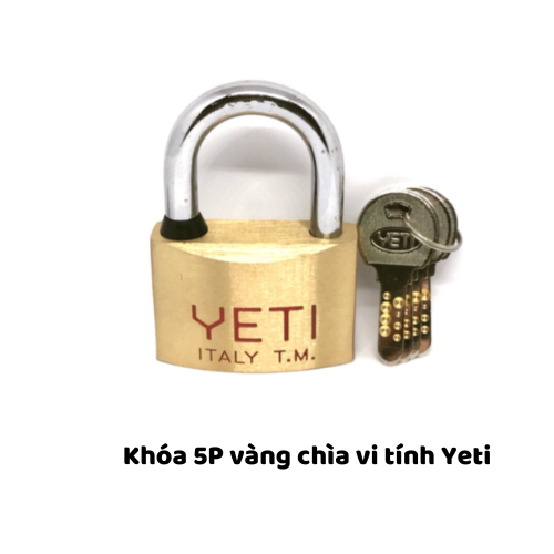 Khóa 5P vàng chìa vi tính Yeti