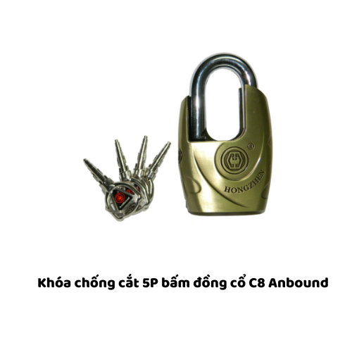 Khóa chống cắt 5P bấm đồng cổ C8 Anbound