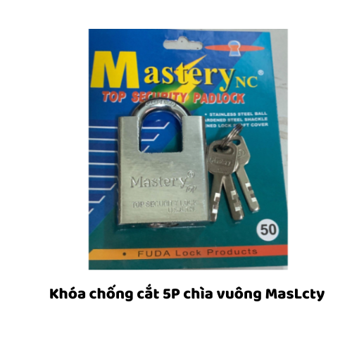 Khóa chống cắt 5P chìa vuông MasLcty